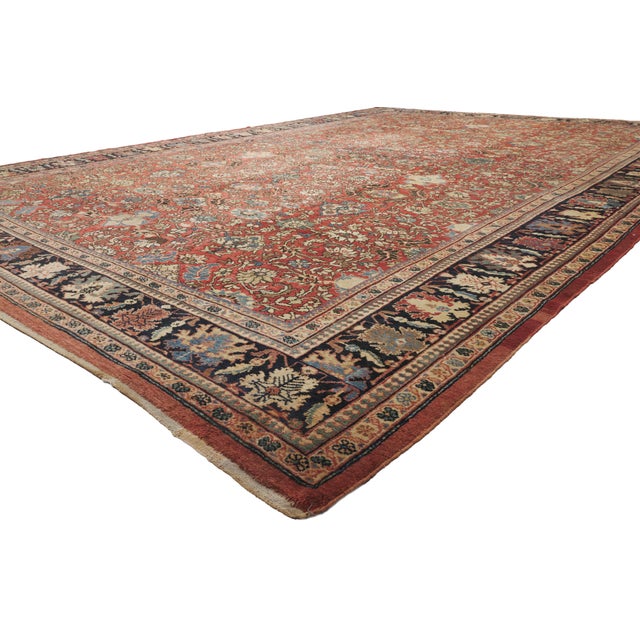 79923 Antique Persian Sultanabad Rug, 12'07 x 18'00. The Imperial Flourish: An Antique Persian Sultanabad Masterpiece of...