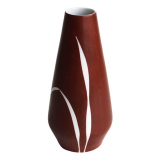 Mid-Century Porcelain Flower Vase from Lichte, 1960s For Sale