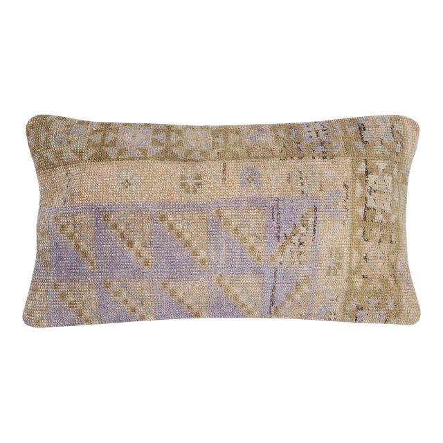 13"x24" Handmade Cushion Cover. Vintage Throw Pillow. Turkish Accent Pillow For Sale