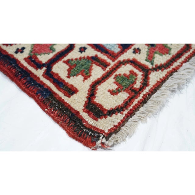 Antique Serapi Rug 9'7'' X 12'7'' For Sale - Image 4 of 12