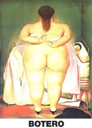 1980 Fernando Botero the Morning After Lithograph