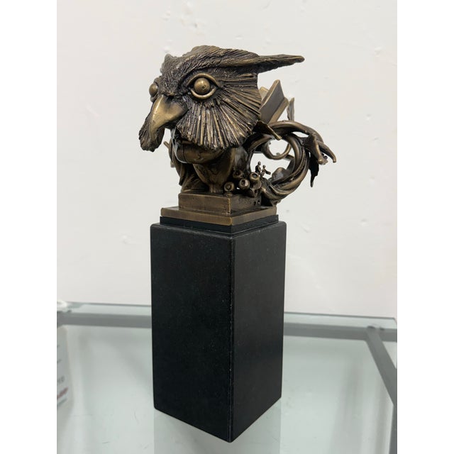 2010s Theodore Gall Owl Man, Signed For Sale - Image 5 of 12