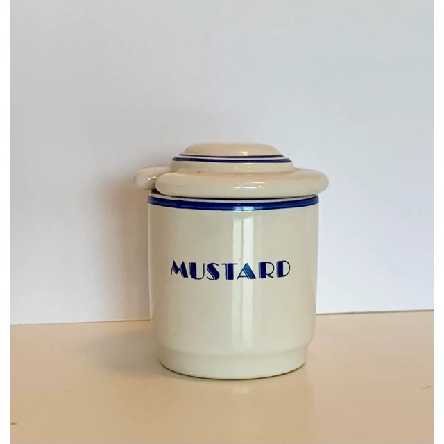 Vintage English Porcelain Mustard Server For Sale In Los Angeles - Image 6 of 6