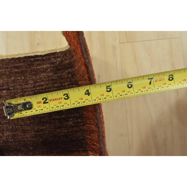 Gabbeh Runner 3’2” X 9’11” Multicolor Wool Contemporary Hand-Knotted Rug For Sale - Image 12 of 14