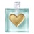Brand New Felt Glass Studio Art-Glass Perfume Bottle With 23k Gold Leaf Heart by Jeffrey M. Andrews For Sale