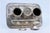 Silver Inkwell with Three Containers and Chiseled Tray on Support with Four Zoomorphic Feet For Sale - Image 4 of 9