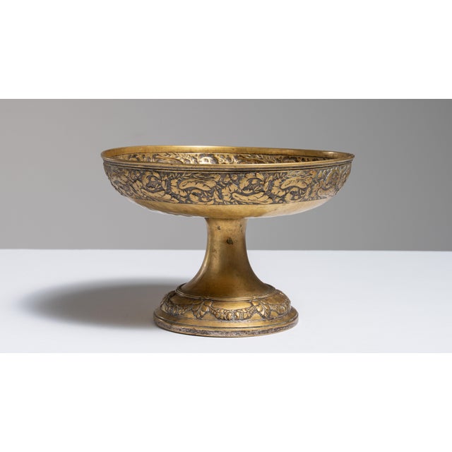 Gold 19th Century France Napoleon III Gold Metal Serving Piece For Sale - Image 8 of 15