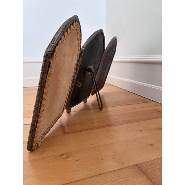 Metal Art Deco Tri-Fold Boudoir Vanity Mirror, English, 1920s For Sale - Image 7 of 15