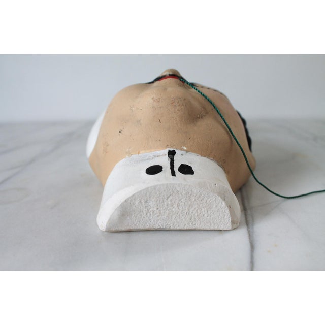 Vintage Chalkware Chef String Holder Wall Hanging For Sale In Milwaukee - Image 6 of 8