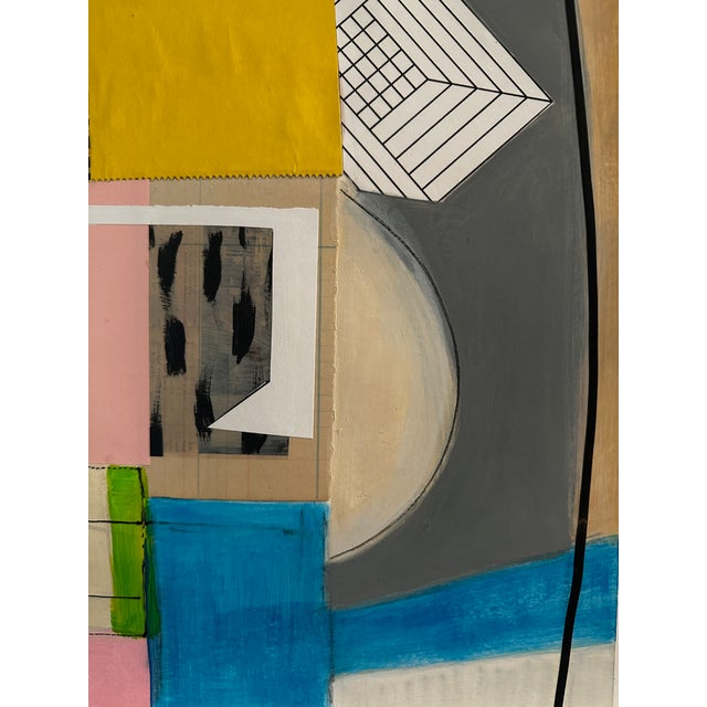 2020s Framed Original Contemporary Abstract Mixed Media Art by Michael Sanchez For Sale - Image 5 of 7