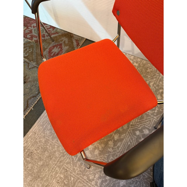 Hightower Modernist Stackable Arm Chairs, Set of Four For Sale - Image 10 of 12