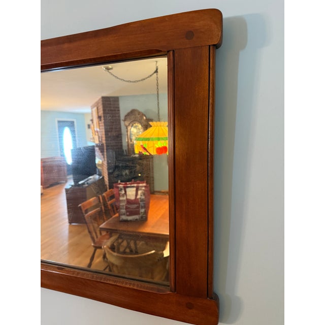 Cushman of Vermont Rare Cushman Colonial Creations Buffet Mirror No. 5-38 Horizontal 47” X 24” High For Sale - Image 4 of 4