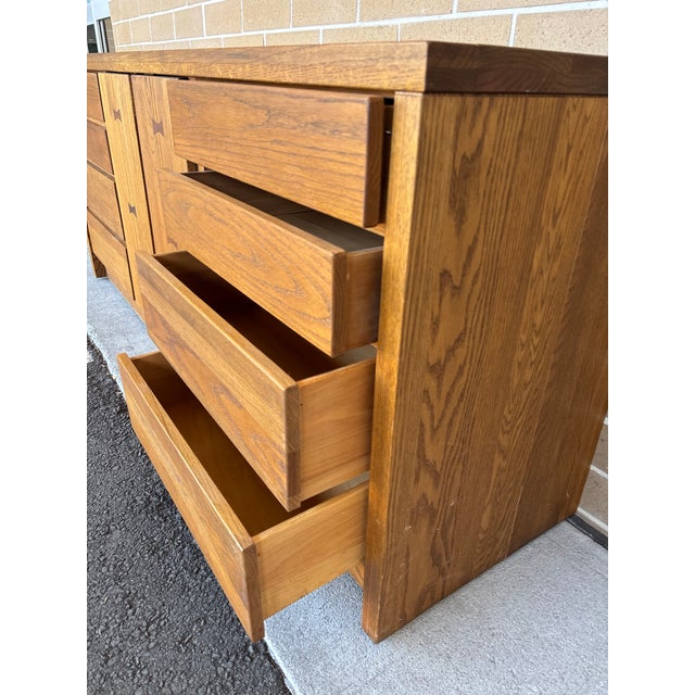 Conant Ball Mid Century Modern BowTie Sideboard Credenza or Dresser by Russell Wright for Conant Ball For Sale - Image 4 of 12