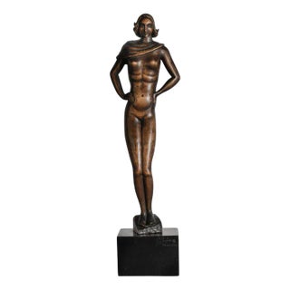 Female Nude with Draped Shawl from L. Garcia, Monceau For Sale