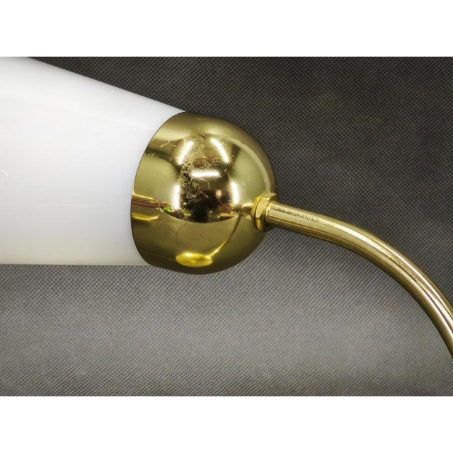 Brass Opaline Wall Lights by Kamenický Šenov, 1970s, Set of 2 For Sale - Image 10 of 13