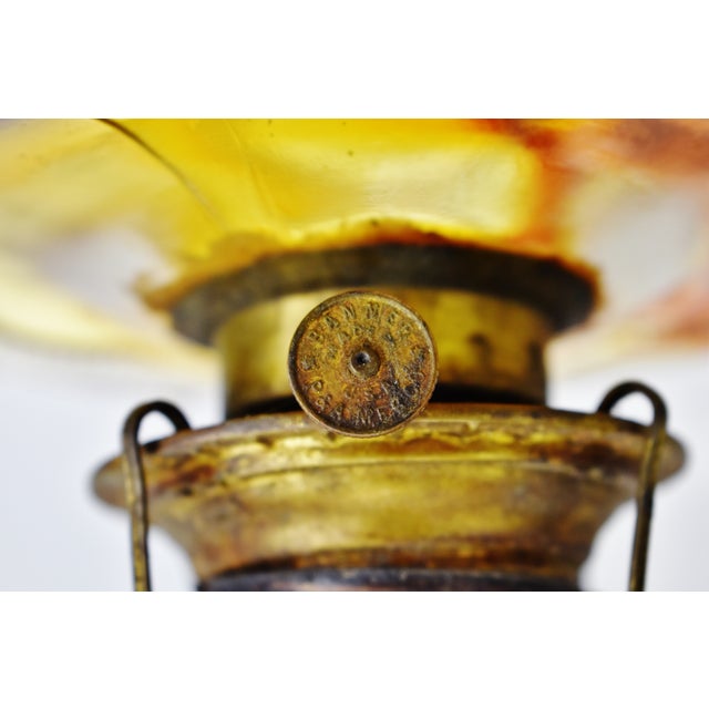 Vintage Glass P & a Peanut Oil Lamp Chairish