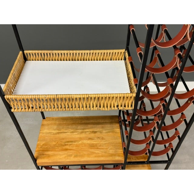 1960s Arthur Umanoff 40 Bottle Wine Rack For Sale - Image 9 of 10