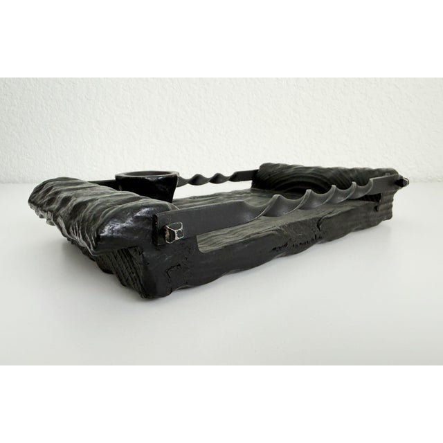 1960s 1960s Brutalist Spanish Valet Tray For Sale - Image 5 of 9