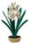 Carved Polychrome Potted Hyacinth For Sale - Image 9 of 11
