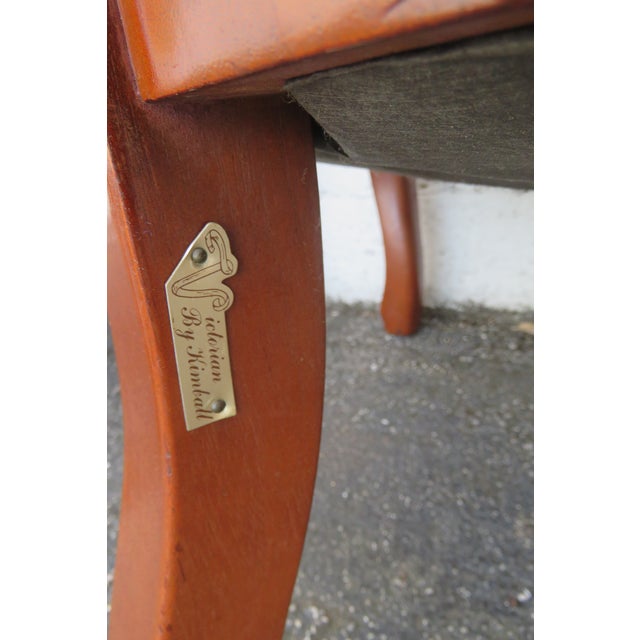 Mid 20th Century Victorian Kimball Carved Side Chairs a Pair 6218 For Sale - Image 16 of 18