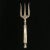 English 1920s British Mother of Pearl Silver Bread Fork For Sale - Image 3 of 9