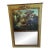 19th Century French Napoleon III Trumeau Mirror With Aesop’s “The Fox and the Grapes” Oil Painting, C. 1860 [Ks] For Sale