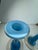 Westmoreland Glass 1940's Westmoreland Taper Blue Candlesticks, a Pair For Sale - Image 4 of 6