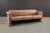 Knoll Buffalo Leather Sofa by Robert and Trix Haussmann for Knoll, c. 1988, Signed For Sale - Image 4 of 12