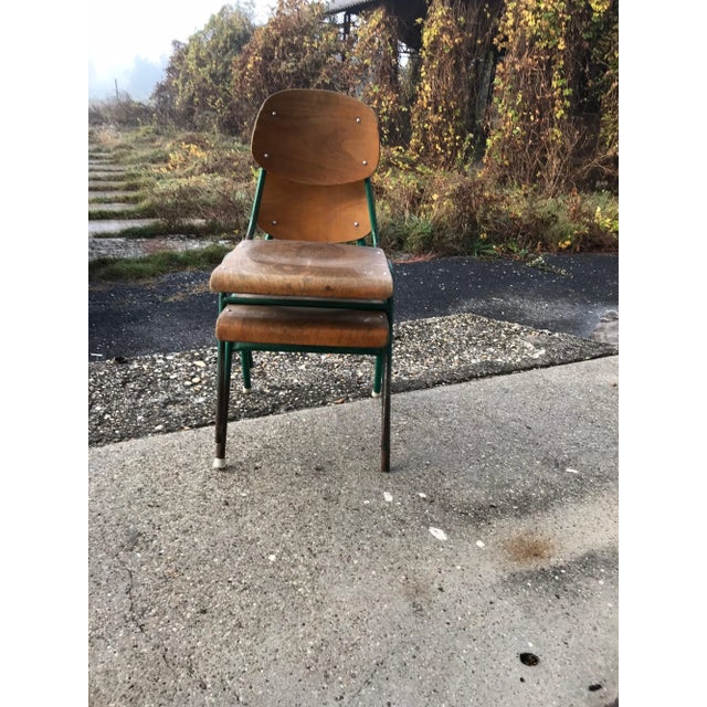 Wood Childrens Chairs, 1960s, Set of 3 For Sale - Image 7 of 10