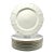 Noritake “Chandon, Platinum” Set of 8 Bone China Bread Plates For Sale