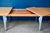 Extendable Table with Bent Steel and Light Wood Legs, 1990s For Sale - Image 16 of 18