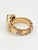 2010s Bvlgari Bulgari Serpenti Viper Diamonds & Onyx Ring in 18k Rose Gold – Size 8 For Sale - Image 5 of 8