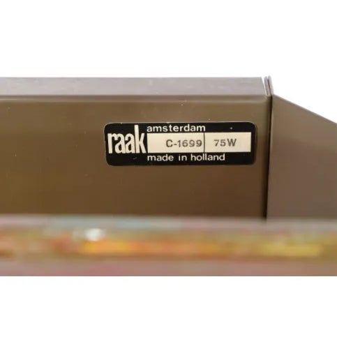 Pair of Glass Raak Stijl Wall Sconces, Atrributed to Willem Van Oyen For Sale - Image 12 of 13