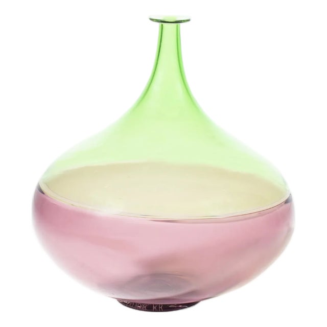 Murano Italian Art Glass Vase For Sale