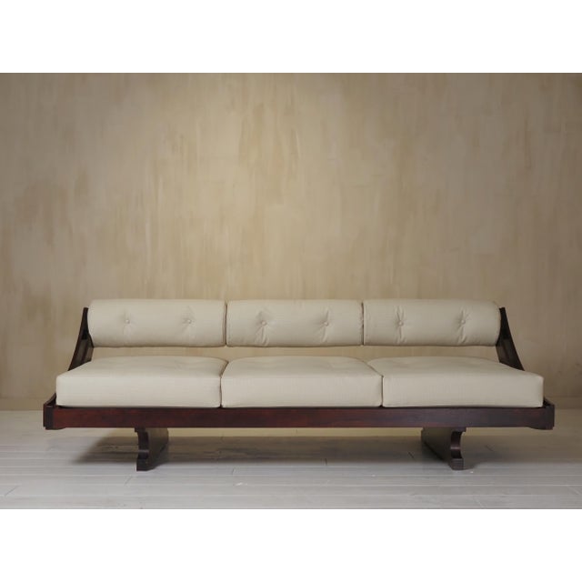 GS195 by Gianni Songia, 1963, new leather upholstery