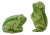 Vietri Italian Ceramic Frog Salt & Pepper - 2 PCS For Sale