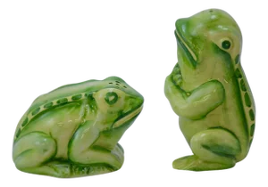 Vietri Italian Ceramic Frog Salt & Pepper - 2 PCS