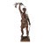 A Fine 36” H French Antique Bronze Sculpture “Victory” by Eugene Marioton For Sale