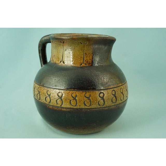Vintage Jug Vase in Ceramic Majolica by Urbano Fontana, 1970s For Sale - Image 4 of 18