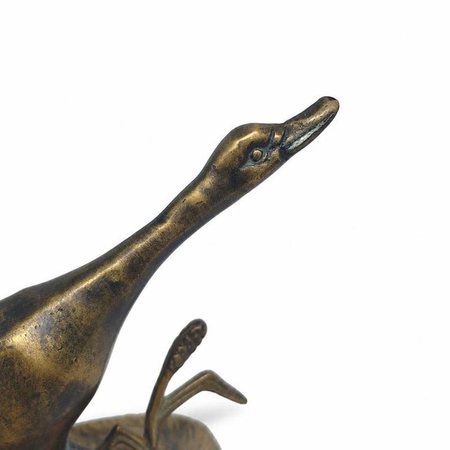 Bronze Goose in Flight For Sale - Image 4 of 6