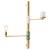 Amaterasu Wall Lamp in Bronze with Brass and Marble by Marine Breynaert For Sale - Image 6 of 6