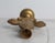 Metal Vintage Brass Fleur-De-Lis Candlestick Holder For Sale - Image 7 of 8