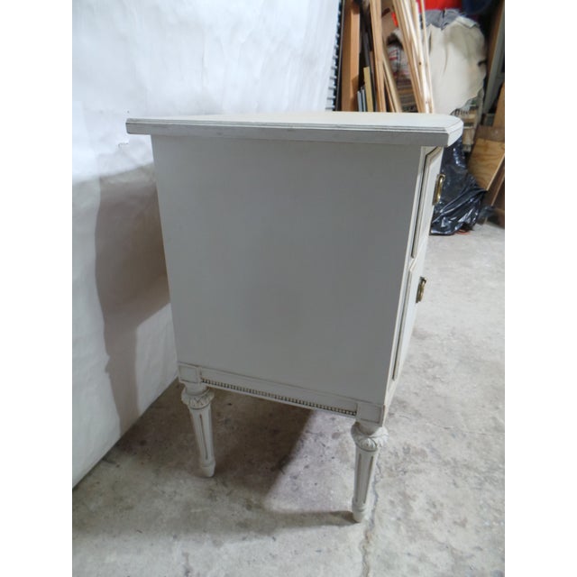 Gustavian (Swedish) Chest of Drawers Swedish Gustavian Style 2 Drawer For Sale - Image 3 of 10