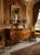 Exquisite Louis XV style bombe chest. Adorned with elaborate brass appliques, eschutcheons, corner and feet detail and...