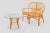 Set of Boho Italian Bamboo Two-Seater and Coffee-Table, 1970s For Sale - Image 4 of 15
