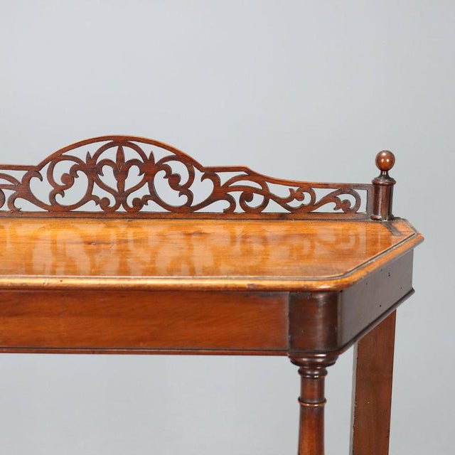 Louis Philippe Walnut Shelf For Sale - Image 4 of 9