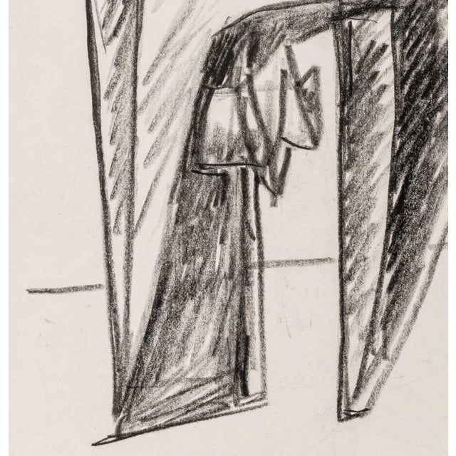 Abstract Seymour Lipton Sculpture Study Sketch, 1980 For Sale - Image 3 of 5