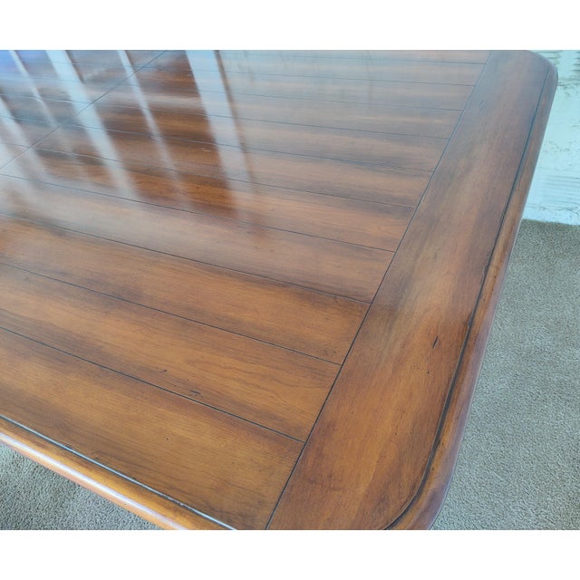 Brown Big 1990s French Barley Twist Style Dining Table For Sale - Image 8 of 13