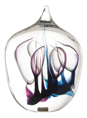 Glass Sculpture by Hanne Dreutler & Arthur Zirnsack for for Studio Ahus, Sweden, 1988