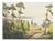 Wilhelm Wilcke, View of Schwanenwerder (Berlin), 1950s, Oil Painting on Canvas, Framed For Sale
